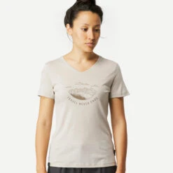 Women's Short-Sleeved Merino Wool Trekking Travel T-Shirt -Adidas Sales Store k09da4bf54d3e06133523839e2fdb221c