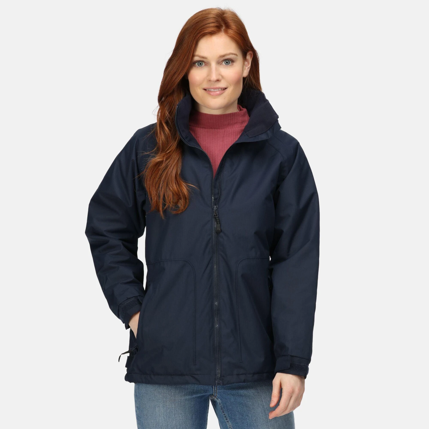 Regatta Womens/Ladies Waterproof Windproof Jacket (Fleece Lined) (Black) 11 Regatta Womens/Ladies Waterproof Windproof Jacket (Fleece Lined) (Black) - Image 9