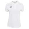 Canterbury Womens/Ladies Waimak Short Sleeve Pique Polo Shirt (White) -Adidas Sales Store k243116d30ca91041cba121bc68aaf846