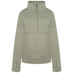 Dare 2b Womens/Ladies Laura Whitmore Recoup II Half Zip Sweatshirt (Duck Green)
