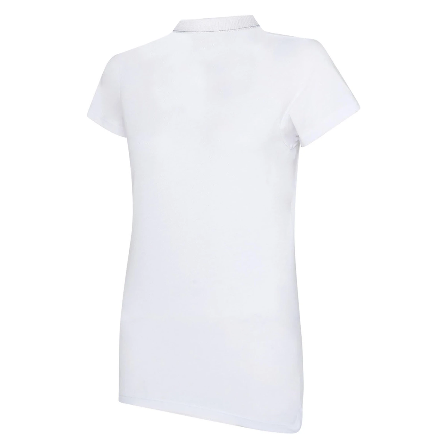 UMBRO Womens/Ladies Club Essential Polo Shirt (Black/White) 14 UMBRO Womens/Ladies Club Essential Polo Shirt (Black/White) - Image 12