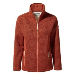 Craghoppers Womens/Ladies Nairn Fleece Jacket (Warm Ginger)