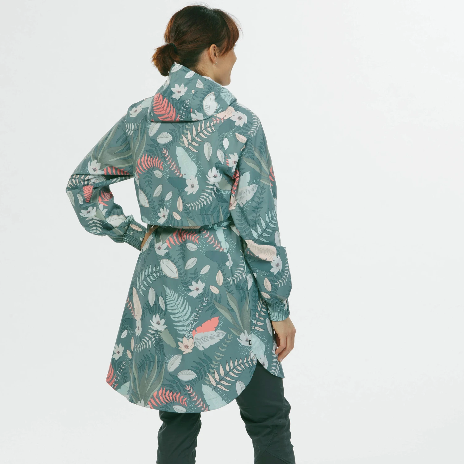 Quechua Women's Long Waterproof Hiking Jacket 21 Quechua Women's Long Waterproof Hiking Jacket - Image 19