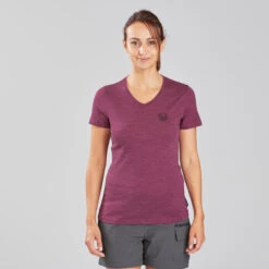 Women's Short-Sleeved Merino Wool Trekking Travel T-Shirt -Adidas Sales Store k546802644101d898d6532b2c914e8fbf