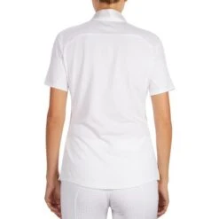 Refurbished Women's Short-Sleeved Polo Shirt - White -UK 10 / FR 40 -Adidas Sales Store k5fd61a2a3321bbfa865812646ad3eb70
