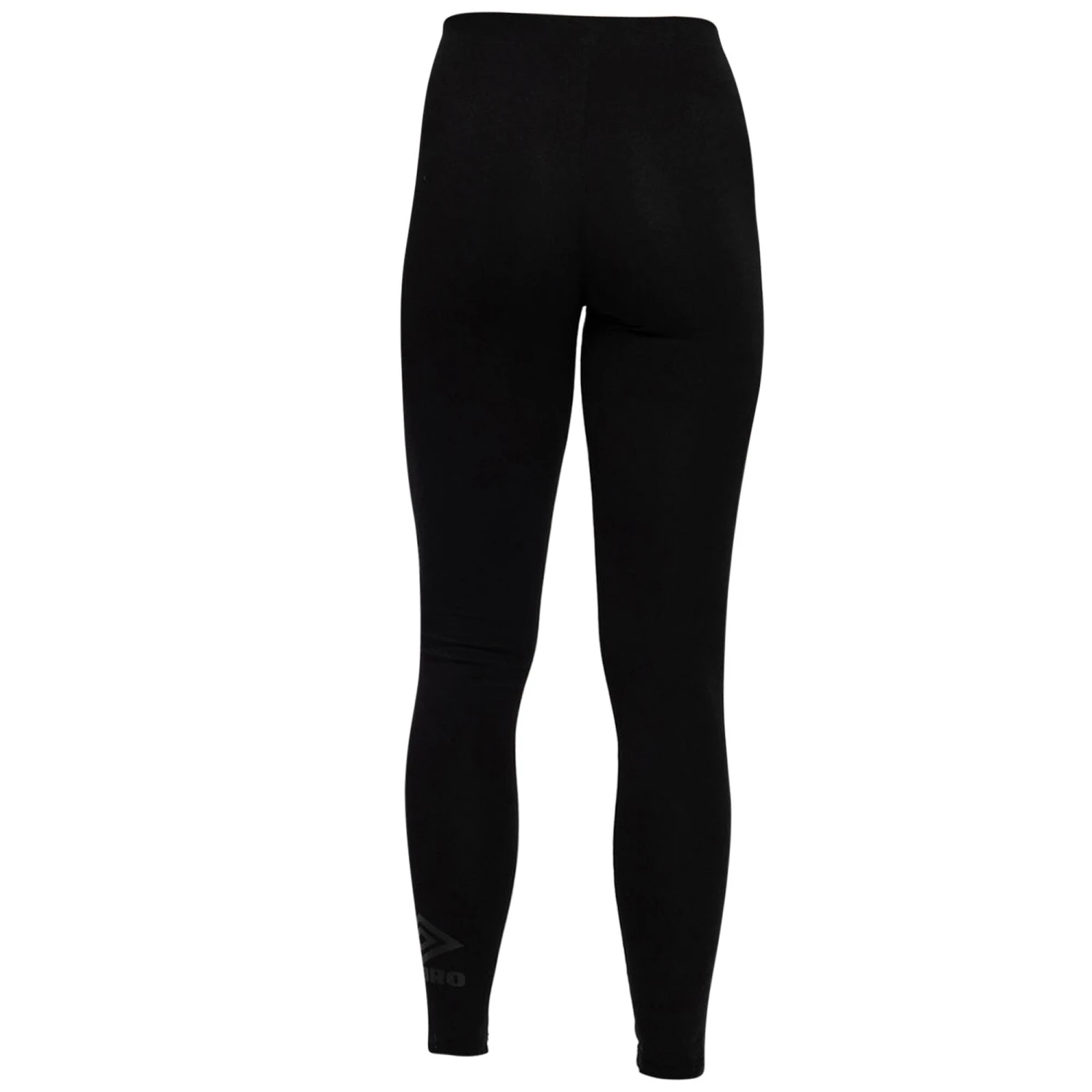 UMBRO Womens/Ladies Diamond Cotton Leggings (Black) 4 UMBRO Womens/Ladies Diamond Cotton Leggings (Black) - Image 2