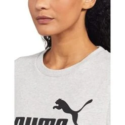 Womens/Ladies ESS Logo Sweatshirt (Puma Black) -Adidas Sales Store k65c52ef0869b42ed9bddc293d51f71a4