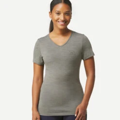Women's Short-Sleeved Merino Wool Trekking Travel T-Shirt -Adidas Sales Store k805595628869867b9228c90b2c06153e
