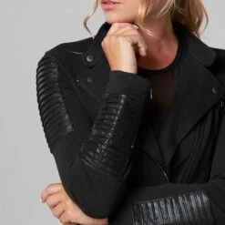 Fitness-Mad Womens/Ladies Moto Jacket (Black) 9 Fitness-Mad Womens/Ladies Moto Jacket (Black) -Adidas Sales Store k89a56de4010ab0f09929c8e2b024673d