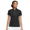 Nike Womens/Ladies Victory Solid Polo Shirt (Black/White) -Adidas Sales Store k8e1150f560fe0491b9d006d48beb7593
