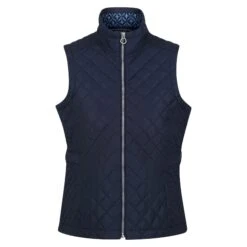Regatta Womens/Ladies Charleigh Quilted Body Warmer (Navy Tile)