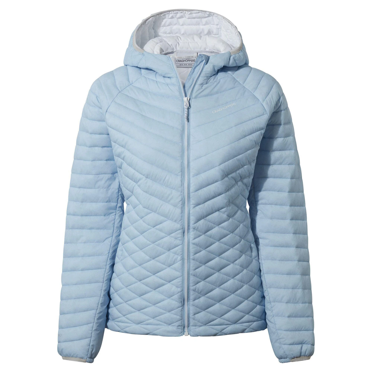 Craghoppers Womens/Ladies Expolite Hooded Jacket (Harbour Blue) 3 Craghoppers Womens/Ladies Expolite Hooded Jacket (Harbour Blue)