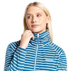 Craghoppers Womens/Ladies Ella Striped Fleece Jacket (Blue Navy) -Adidas Sales Store k9aac9c61d609d944b0df47dc762325b0