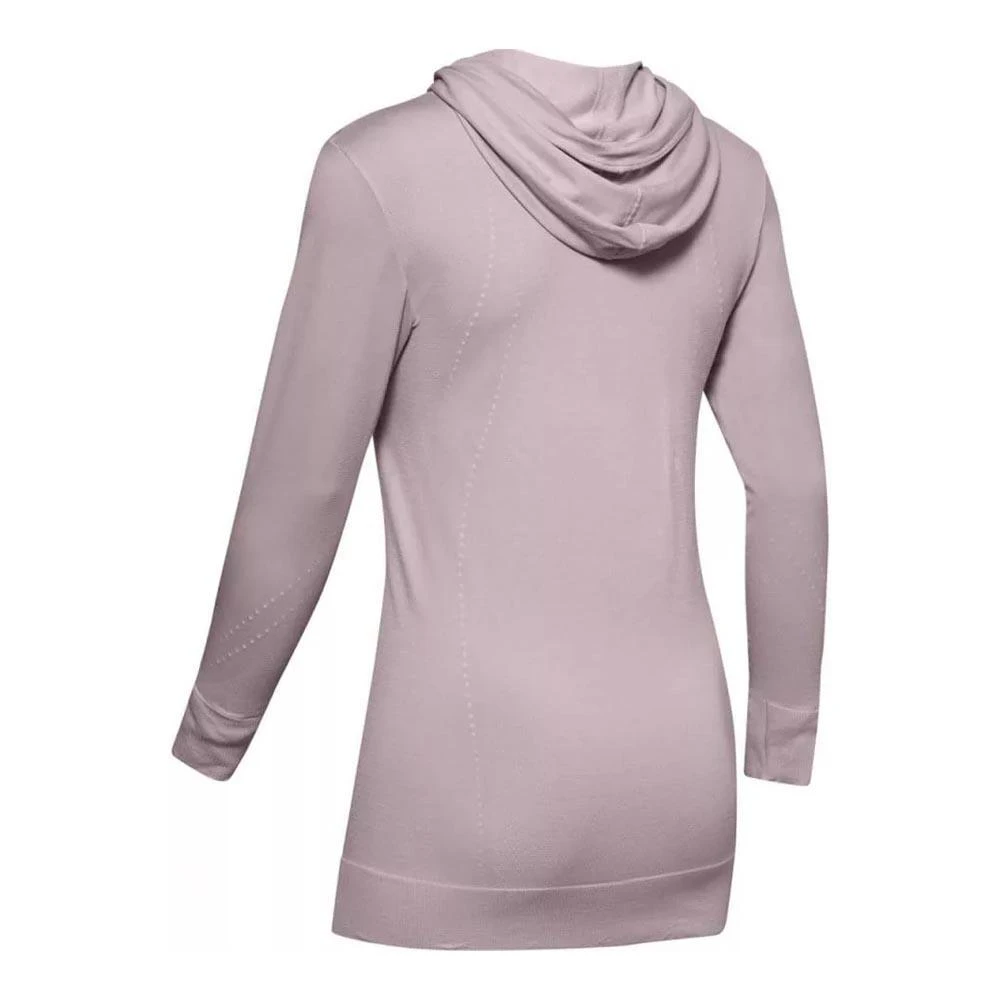 Under Armour Seamless Womens Hoodie Pink 4 Under Armour Seamless Womens Hoodie Pink - Image 2