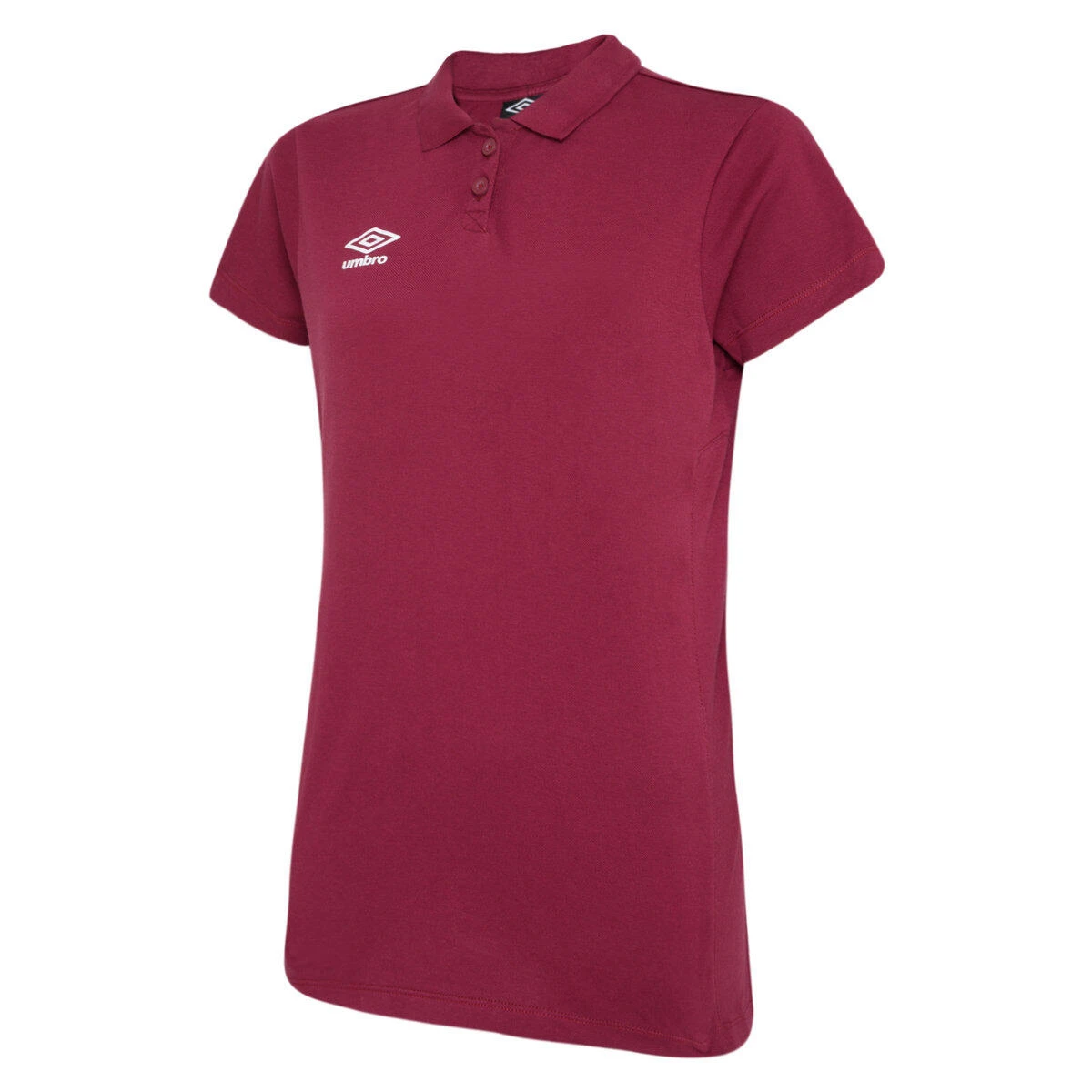 UMBRO Womens/Ladies Club Essential Polo Shirt (Black/White) 15 UMBRO Womens/Ladies Club Essential Polo Shirt (Black/White) - Image 13