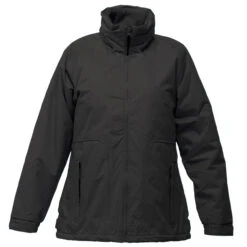Regatta Womens/Ladies Waterproof Windproof Jacket (Fleece Lined) (Black)