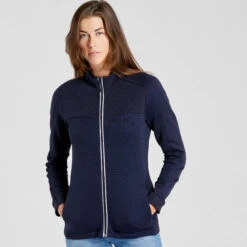 WEDZE Women's Merino Wool Fleece Ski Jacket - 500 Warm -Adidas Sales Store ka93138d1b61030eba5b227885ce61f0e