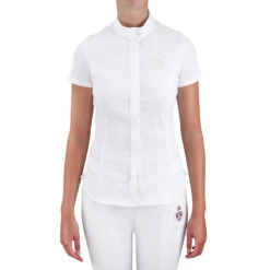 Refurbished Womens Short-Sleeve Horse Riding Shirt - UK 4 / FR 34 -Adidas Sales Store kaebc52806df232535171caf0cd042ea2