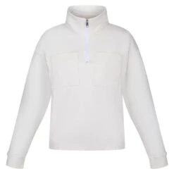 Regatta Womens/Ladies Taleesa Quarter Zip Jumper (Snow White)