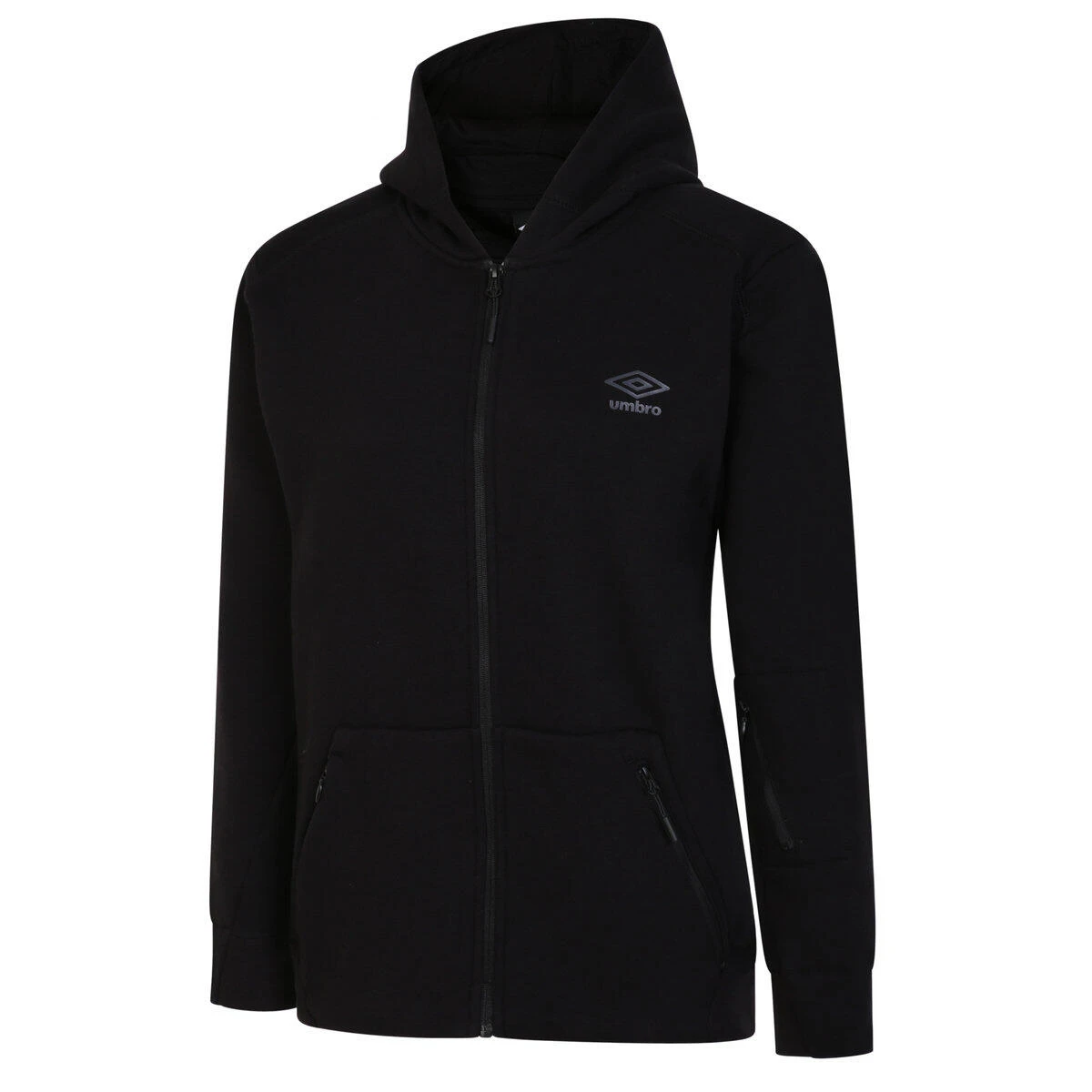 UMBRO Womens/Ladies Pro Elite Fleece Jacket (Black) 3 UMBRO Womens/Ladies Pro Elite Fleece Jacket (Black)