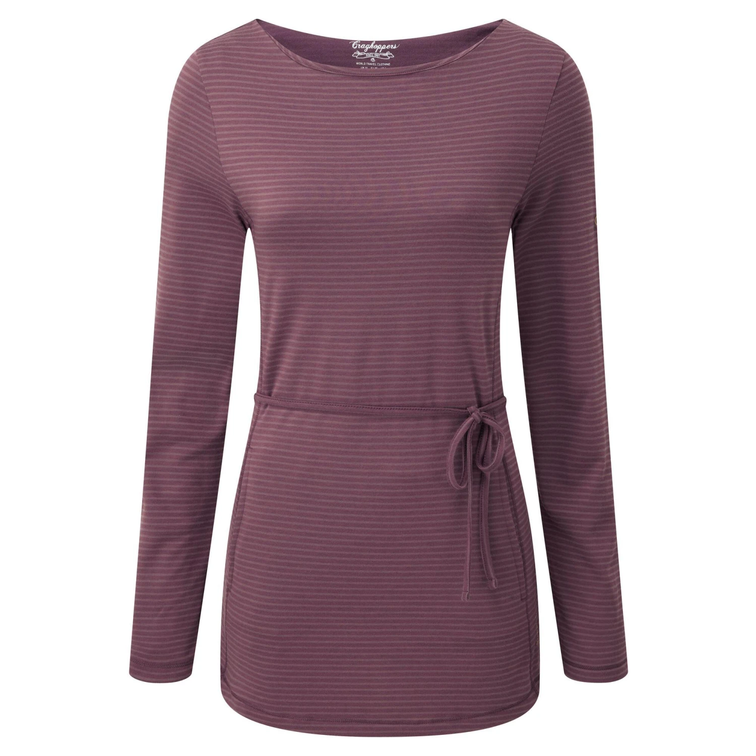 Craghoppers Womens/Ladies Fairview Tunic Long Sleeve Top (Rosehip Pink Combo) 3 Craghoppers Womens/Ladies Fairview Tunic Long Sleeve Top (Rosehip Pink Combo)
