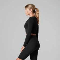 Fitness-Mad Womens/Ladies Arabesque LongSleeved TShirt (Black) -Adidas Sales Store ke047939233d442d74efa841e19697d5b