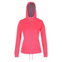 Regatta Womens/Ladies Bayarma Full Zip Hoodie (Neon Pink)